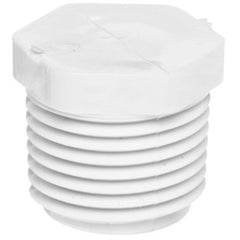 DURA PLASTIC Dura Plastic PVC40PLMIP1 Pvc Sch 40 Plug Mip 1 in