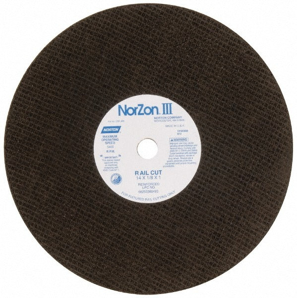 NORTON Norton 66253360493 Cut-off Wheel 14 in Zirconia Alumina