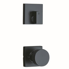 KWIKSET Kwikset 971PSKSQT-514 Pismo Knob Trim Square Rose Matte Black