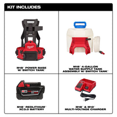 MILWAUKEE Milwaukee 3019-21WS M18 4-Gallon Water Supply Kit w/ Switch Tank 18V (4-Gallon)