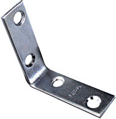 NATIONAL HARDWARE National Mfg N113-308 Corner Iron 2x5/8 Inch Zinc 4 Pack