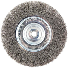 NORTON Norton 66252839089 Wheel Brush 8 in Crimped Carbon Steel