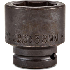 PROTO Proto J07538M Impact Socket 3/4 in Drive 38mm 6-pt