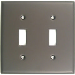 RUSTICWARE Rusticware 785ORB Double Toggle Switch Plate Oil Rubbed Bronze