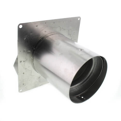 BROAN-NUTONE Broan-NuTone 885AL 3 or 4 Inch Round Duct Black Enamel Aluminum Ventilation Wall Cap with Transition