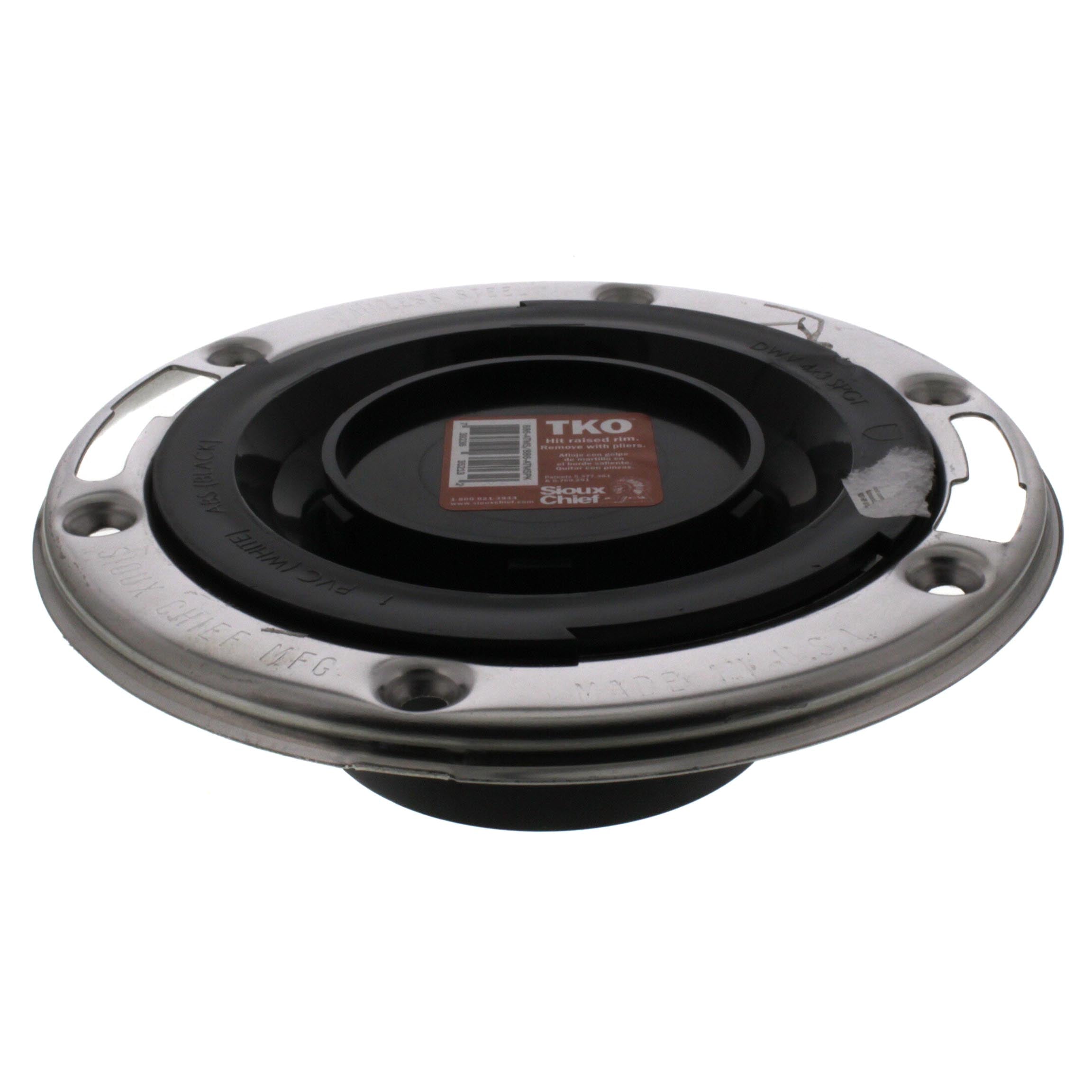 SIOUX CHIEF Sioux Chief 886-ATMS TKO 3 in. Flange Spigot Stainless Steel Swivel