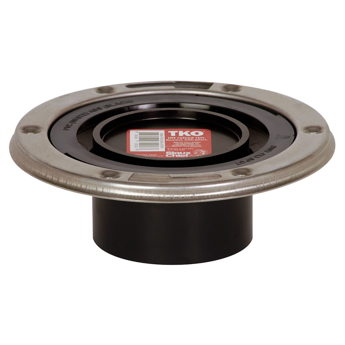 SIOUX CHIEF Sioux Chief 886-ATMS TKO 3 in. Flange Spigot Stainless Steel Swivel