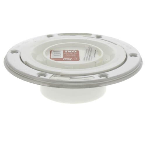SIOUX CHIEF Sioux Chief 886-PTMS 3 Inch Spigot PVC Total Knockout Closet Flange with Stainless Steel Ring