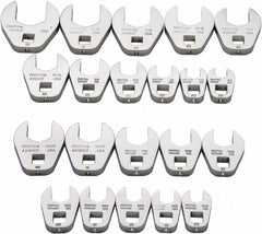 PROTO Proto J49000 20 Piece 3/8 Drive Crowfoot Wrench Set