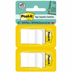 3M 3M MMM680WE2 Post-it Flags 1 inches x 1.75 inches (100 Flags)