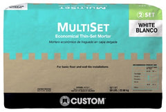 CUSTOM BUILDING PRODUCTS Custom Bldg Products MSMW50 White Thin Set Mortar 50 Lb