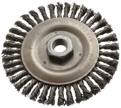 WEILER Weiler 94660 Knotted Wheel Brush 5 Inch Carbon Steel