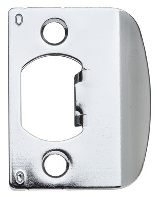 KWIKSET Kwikset 3437 26 Strk F/lip Strike Plate Satin Chrome