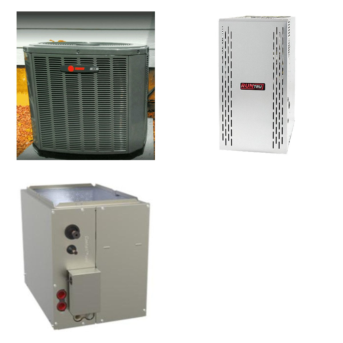 TRANE TRANE 36000 BTU R-454B 15.2 SEER2 Central Heat Pump & Furnace System