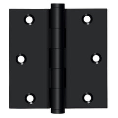 DELTANA Deltana DSB3519 Square Door Hinge 3.5x3.5 Black