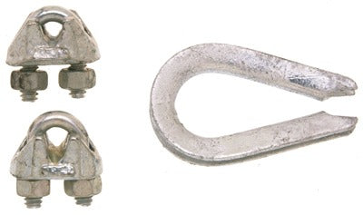 CAMPBELL Apex Tools Group Llc B7675109 Rope Clip Thimble Kit 1/8 in
