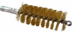 SCHAEFER BRUSH Schaefer Brush 43642 Tube Brush 1-3/4 in Brass Bristles