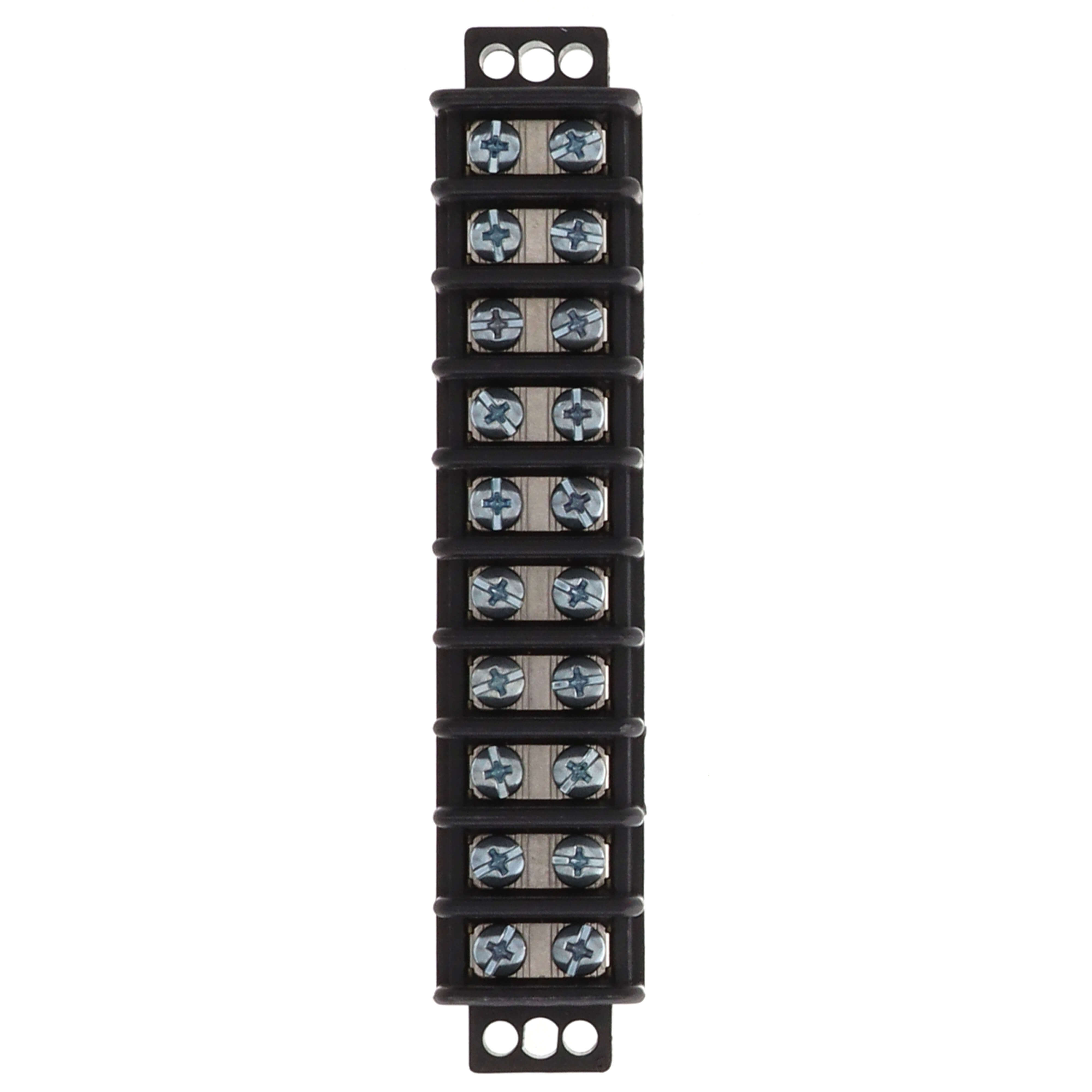 IDEAL Ideal 89-210 Terminal Strip Wire Size: 22 - 10 AWG Spacing: 0.562 IN Amperage Rating: 30 AMP Voltage Rating: 600 V