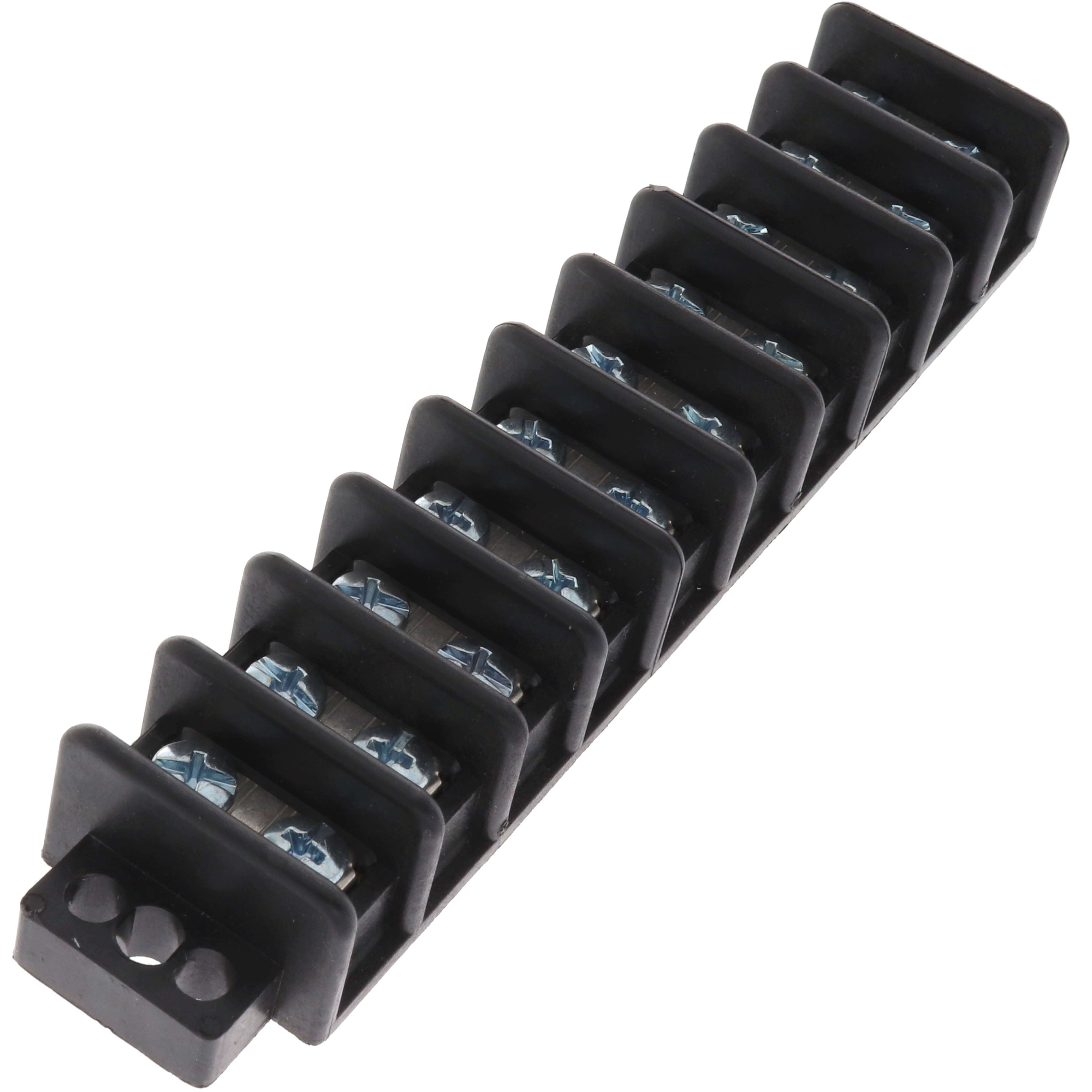 IDEAL Ideal 89-210 Terminal Strip Wire Size: 22 - 10 AWG Spacing: 0.562 IN Amperage Rating: 30 AMP Voltage Rating: 600 V