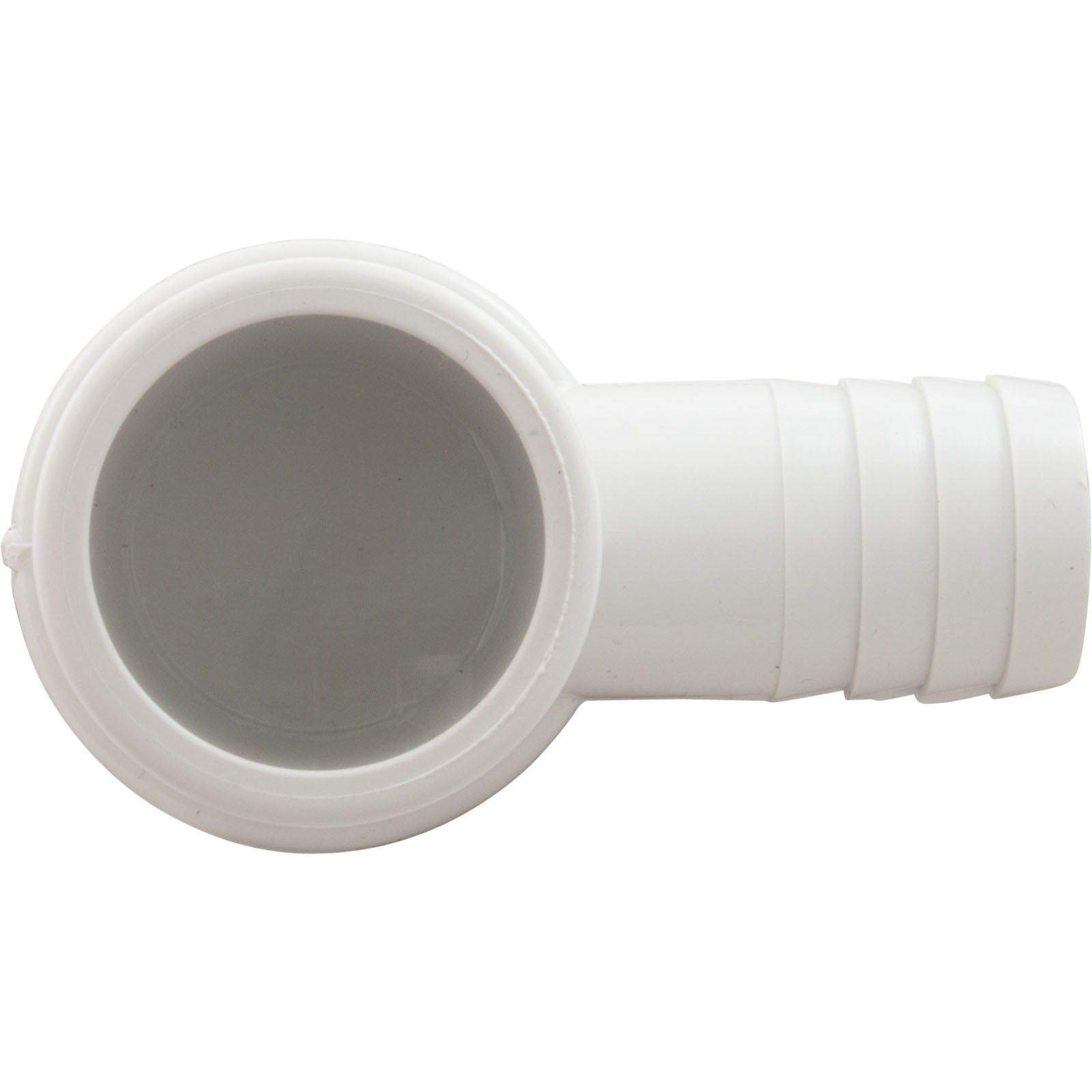 WATERWAY PLASTICS Waterway Plastics 411-3490 90 Degree Spigot to Ribbed Barb Elbow Adapter