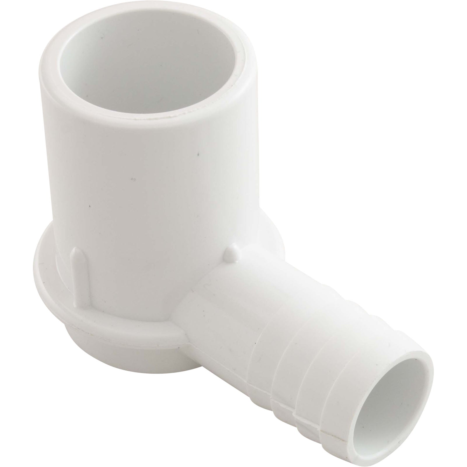 WATERWAY PLASTICS Waterway Plastics 411-3490 90 Degree Spigot to Ribbed Barb Elbow Adapter