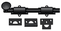 DELTANA Deltana 8SB19 Surface Bolt 8 in Heavy Duty Black