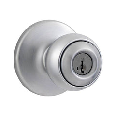 KWIKSET Kwikset 400P-26DS Polo Knob Entry Lock Smartkey Satin Chrome