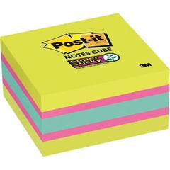 3M 3M MMM2027SSGFA 3 x 3 in. sticky note super sticky notes cube (1 pack)