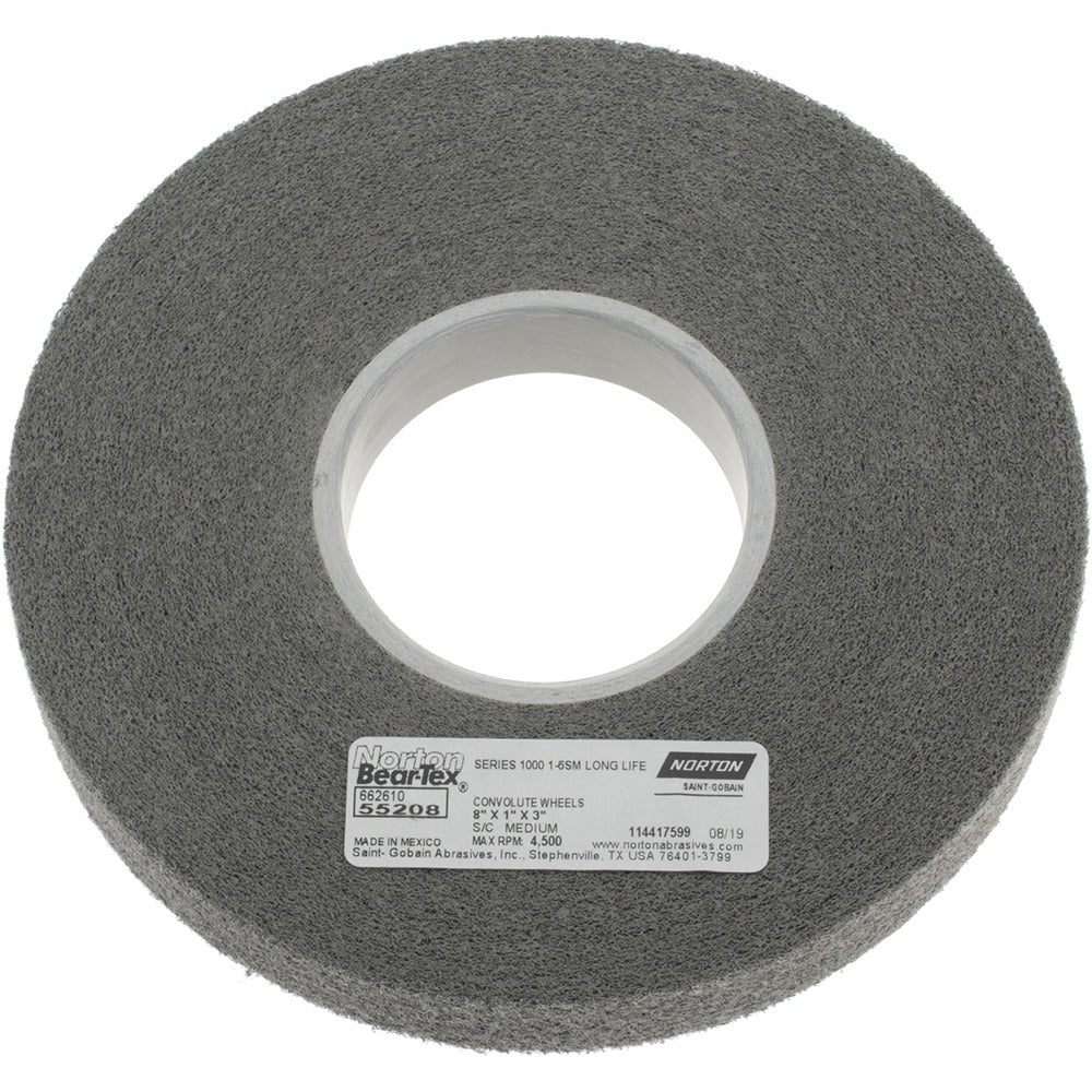 NORTON Norton 66261055208 Deburring Wheel 8 Inch Silicon Carbide