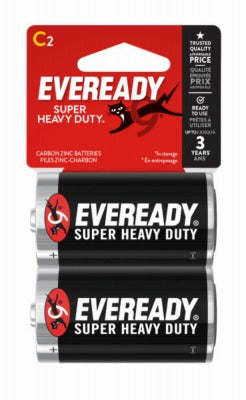 ENERGIZER Eveready Battery Co 1235SW-2 C Batteries 2 Pack