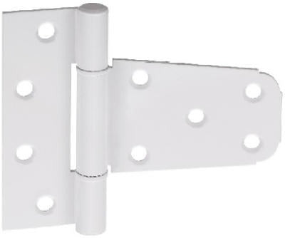 NATIONAL HARDWARE National Mfg N342-568 Gate Hinge 3.5 in White Aluminum 2-pack