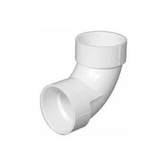 CHARLOTTE PIPE Charlotte Pipe PVC 00300 1000HA 2 in Schedule 40 90 Deg Sanitary DWV PVC Elbow (2 in / Each / 90 Deg)
