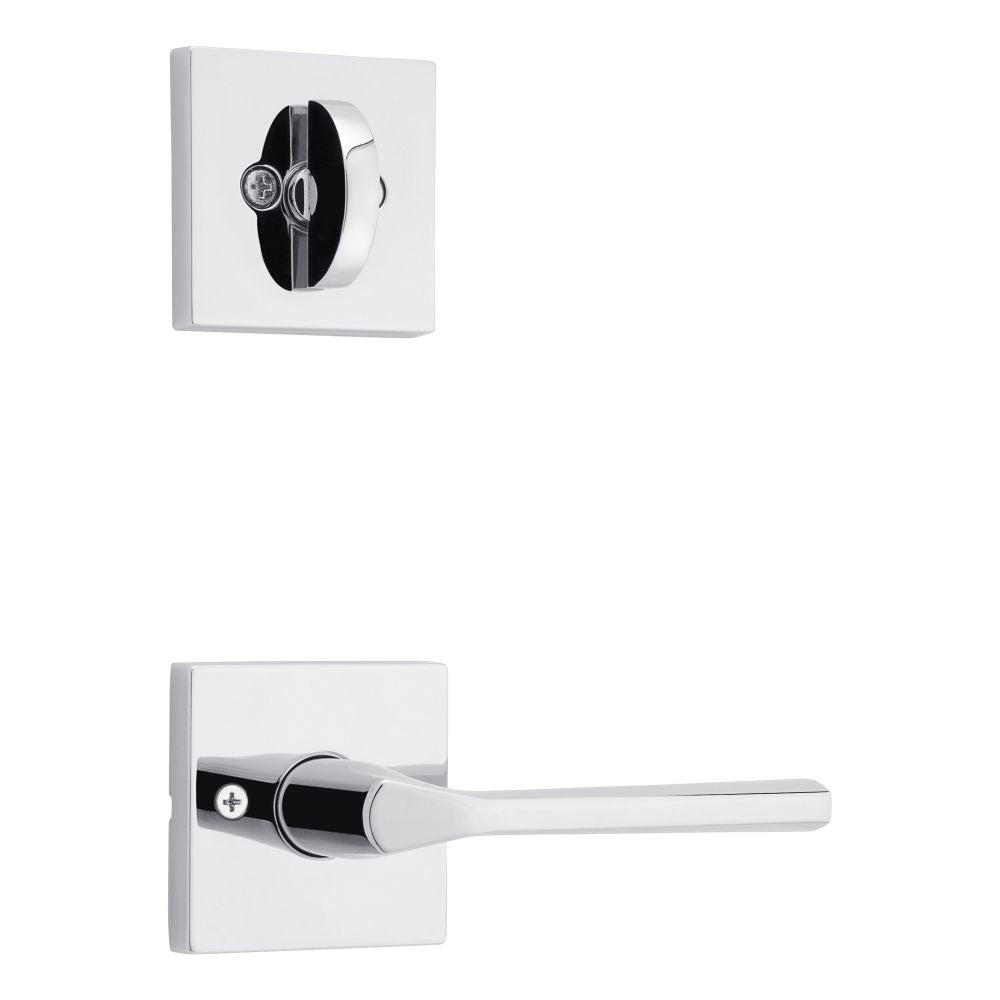KWIKSET Kwikset 966LSLSQT-26.UNIV Lisbon Lever Handleset Trim Chrome