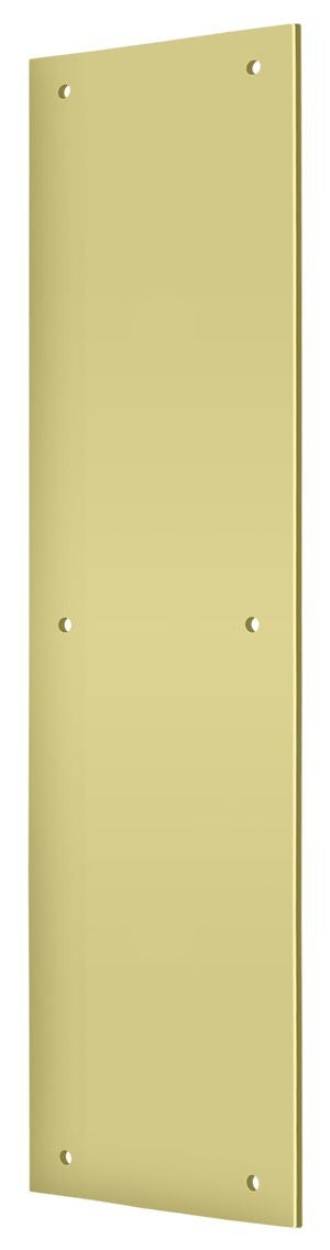 DELTANA Deltana PP3515U3 Push Plate 3.5x15 Bright Brass