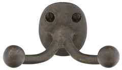 EMTEK Emtek 2306MB Double Hook Oval Foot Medium Bronze