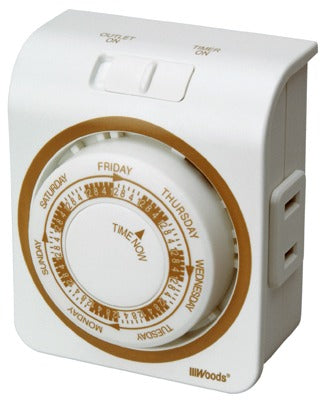 SOUTHWIRE Southwire/coleman Cable 50003WD 7-day Mechanical Vacation Timer