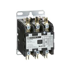 Schneider Electric 8910DPA33V04 277VAC 30A 3-Pole Contactor Black