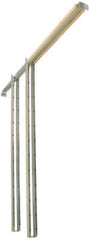 NATIONAL HARDWARE National Mfg N186-858 Aluminum Pocket Door Hardware Kit