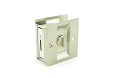 TRIMCO Trimco 1065619 Privacy Pocket Door Lock Satin Nickel