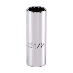 PROTO Proto J4716LT Deep Hand Socket 1/2 in 12-point 1/4 in Drive