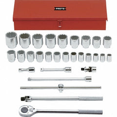PROTO Proto J55104A 29 Pc 3/4 in Drive Socket Set