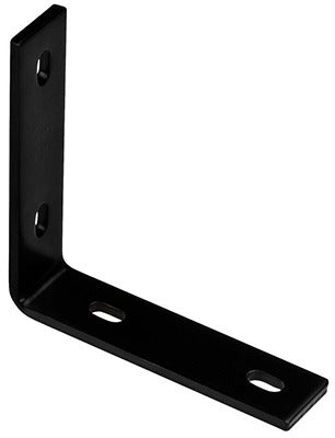 NATIONAL HARDWARE National Mfg N351-466 Corner Brace 6.25 in Black Steel