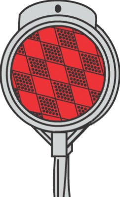 HILLMAN Hillman Fasteners 840070 Driveway Marker 36in Red 24-pack