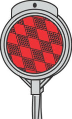 HILLMAN Hillman Fasteners 840070 Driveway Marker 36in Red 24-pack