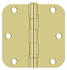 DELTANA Deltana S35R5BB3 Radius Ball Bearing Door Hinge Bright Brass