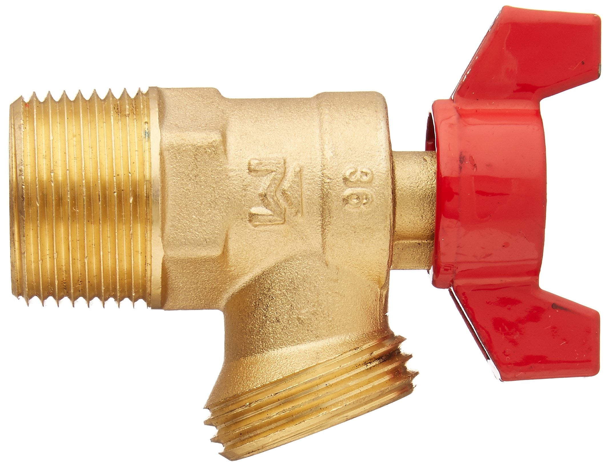 MUELLER INDUSTRIES Mueller Industries 102-054HN Brass Boiler Drain Quarter Turn (Pack of 3)