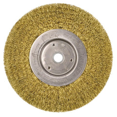 WEILER Weiler 01475 Wheel Brush 6 Inch Crimped Brass