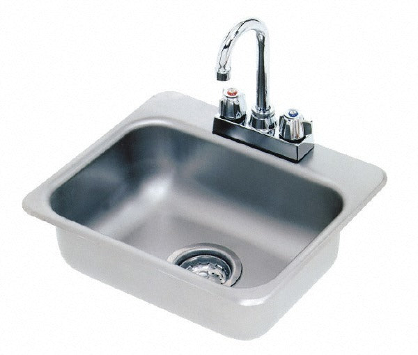 ADVANCE TABCO Advance Tabco DI-1-35 Drop-in Sink 14x10x5 in 20 Gauge