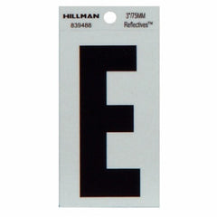 HILLMAN Hillman Fasteners 839488 Reflective Letter E 3 Inch 6 Pack