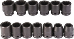 PROTO Proto J72104 Impact Socket Set 13 Pc 3/4 in Drive
